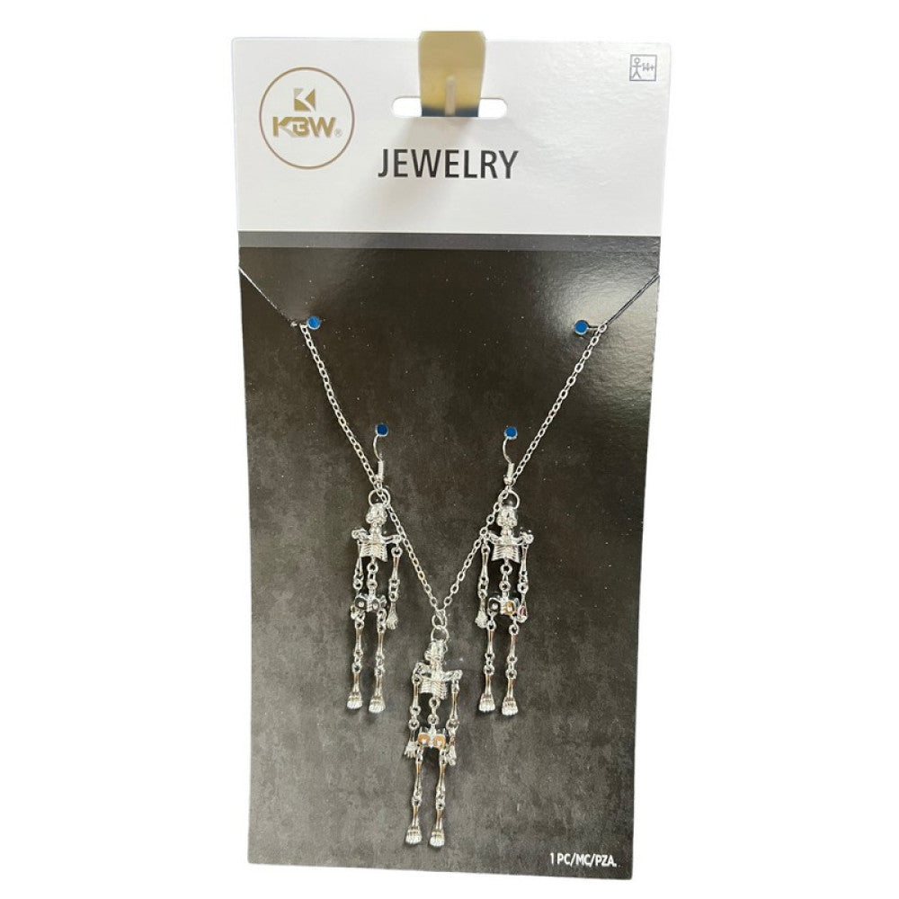 Silver Skeleton Necklace