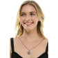Silver Spider Web Necklace