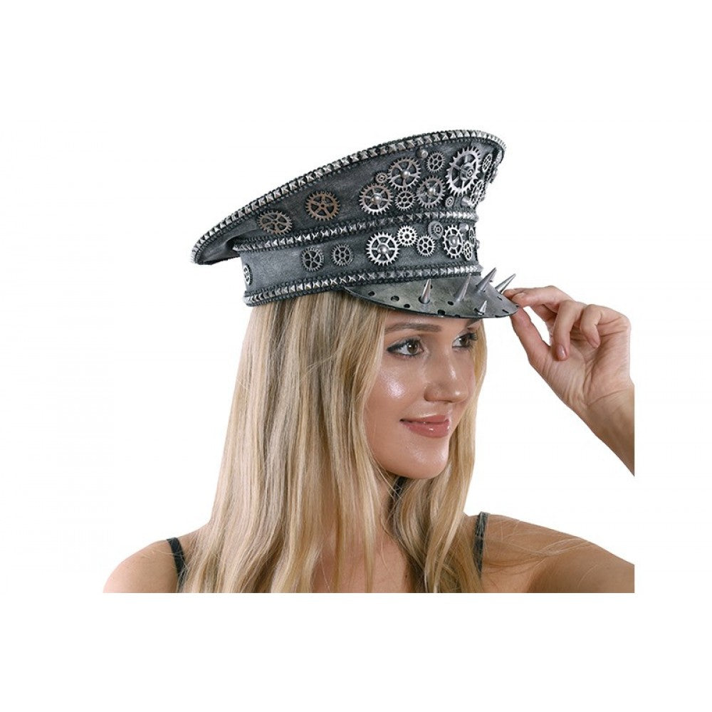 Silver Steampunk Hat