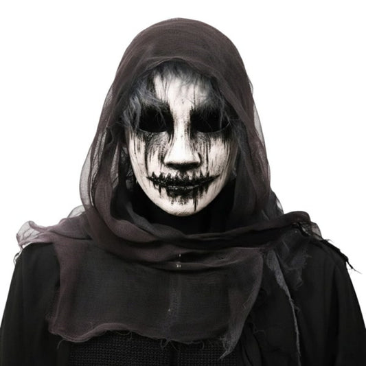 Sinister Hooded Smiley Mask