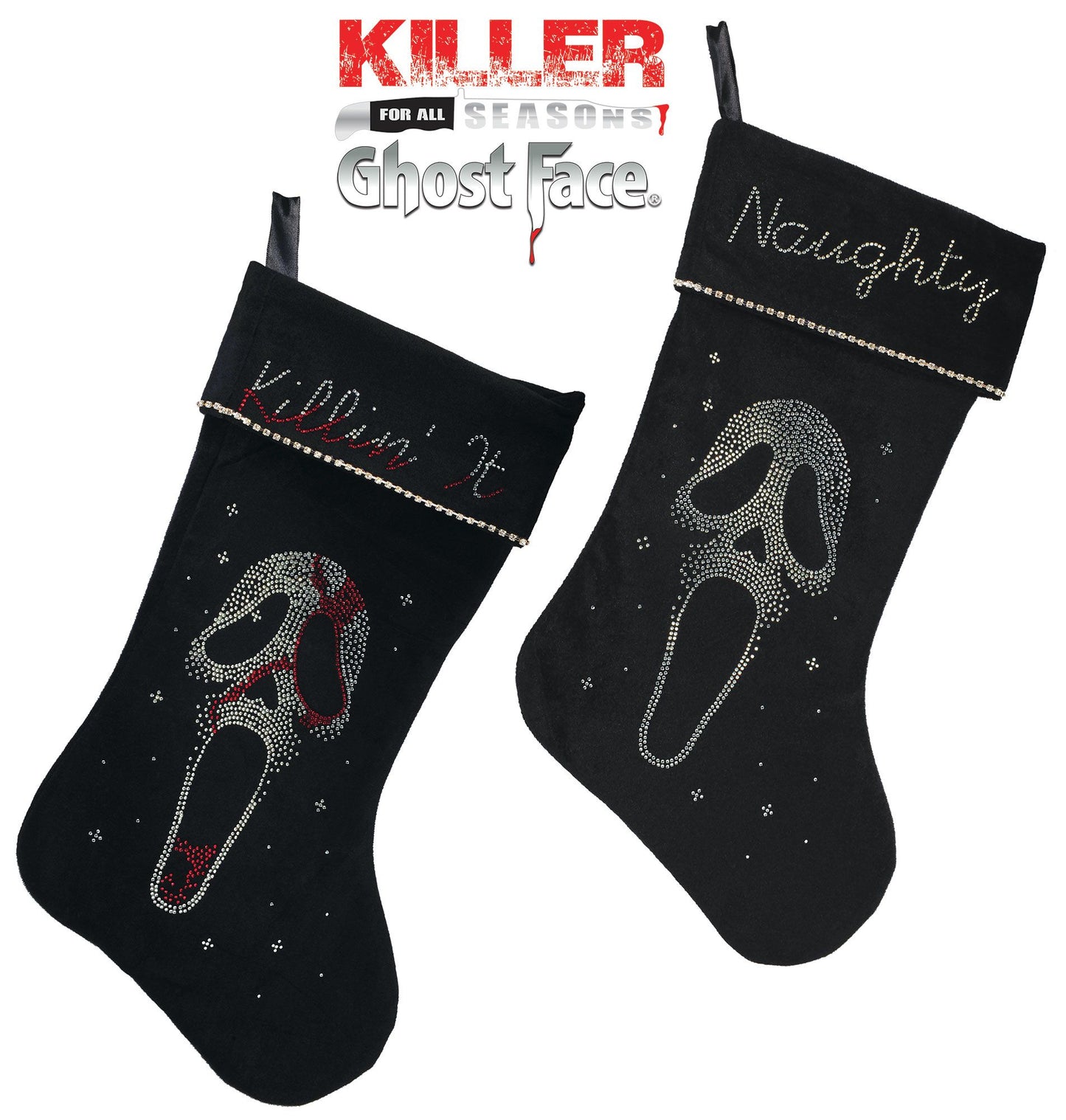 Slashers Christmas Ghost Face Bling Stocking: Killing It