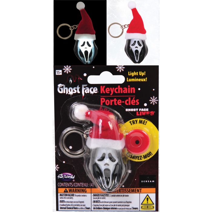 Slashers Christmas Ghost Face LU Keychain