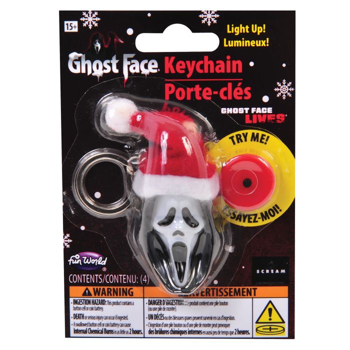 Slashers Christmas Ghost Face LU Keychain