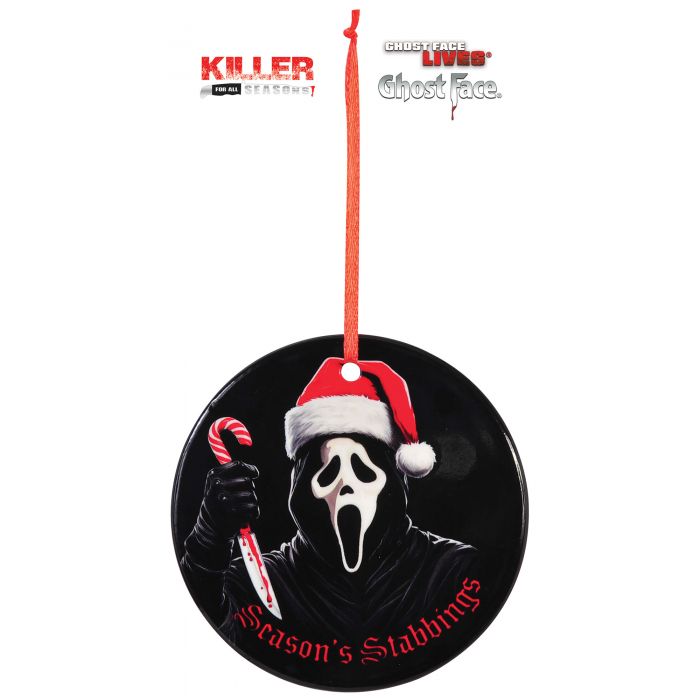 Slashers Christmas Ghost Face Shatterproof Ornament