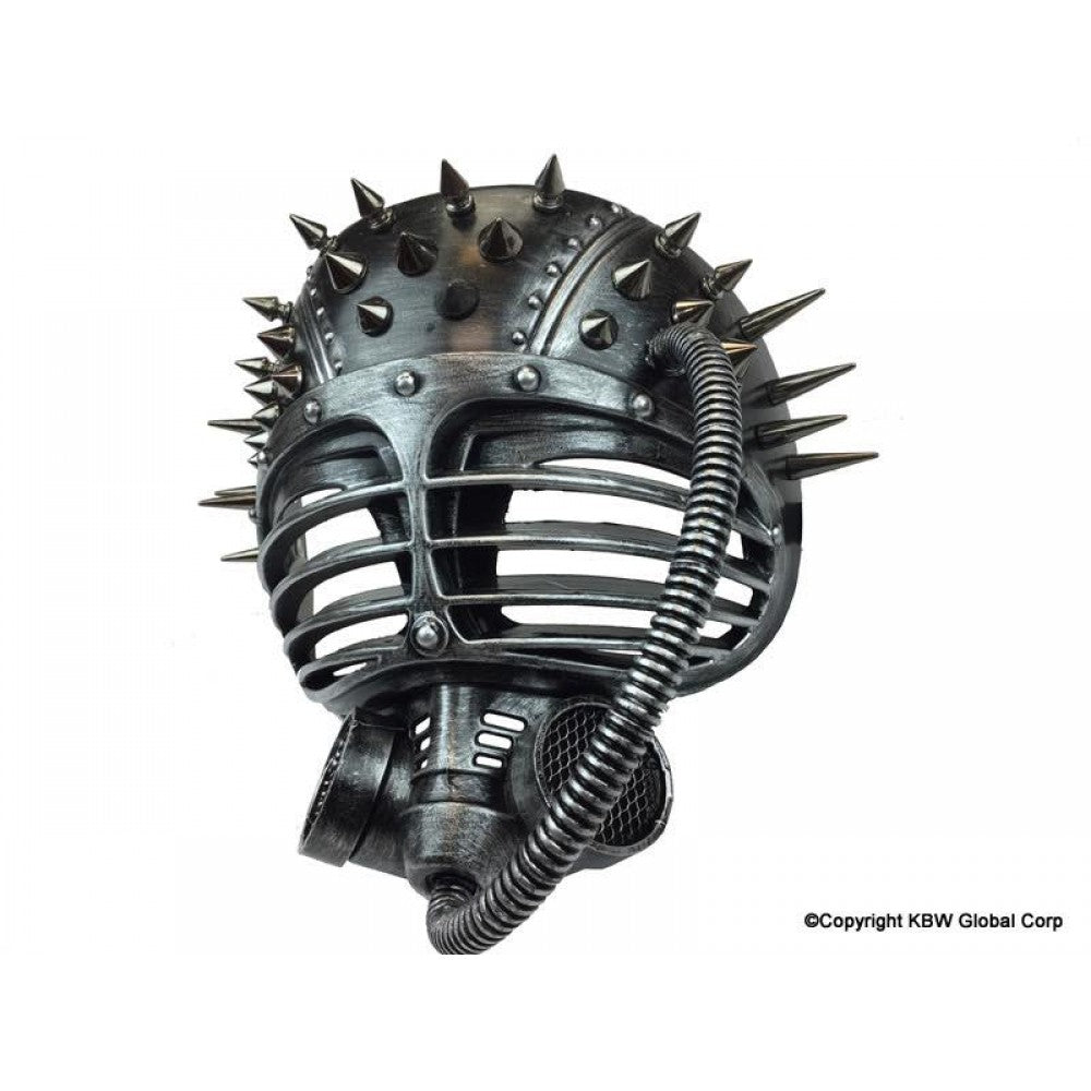 Steampunk Fly Gas Mask - sillver