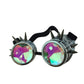 Steampunk Goggle w/ Kaleidoscope Lens - Silver