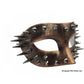 Steampunk Half Face Mask With Spikes