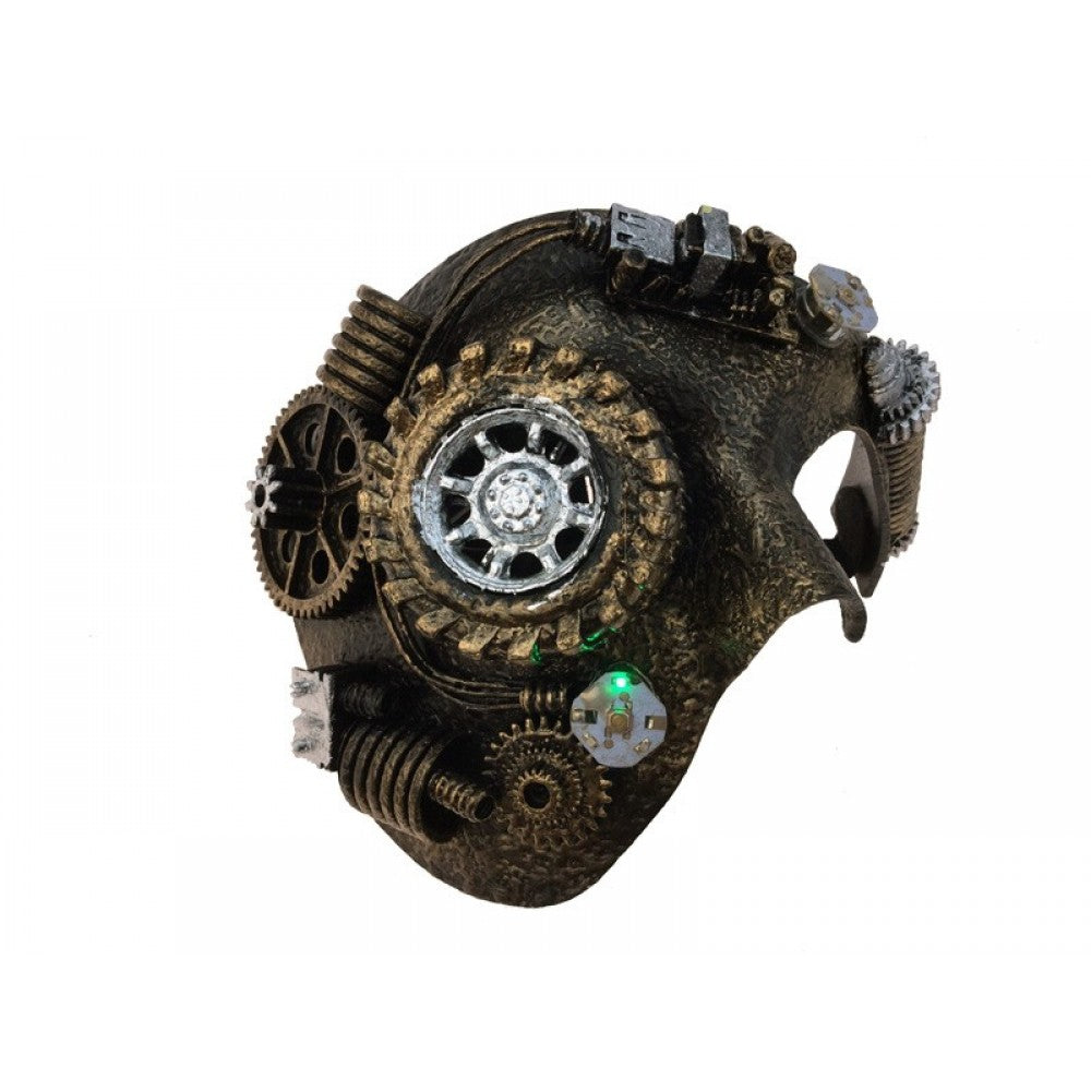 Steampunk Phantom Mask - Gold