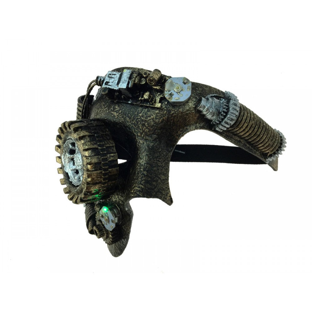 Steampunk Phantom Mask - Gold