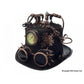 Steampunk Valve Hat w/ Light - Copper