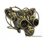 Steampunk Wolf Mask - Gold