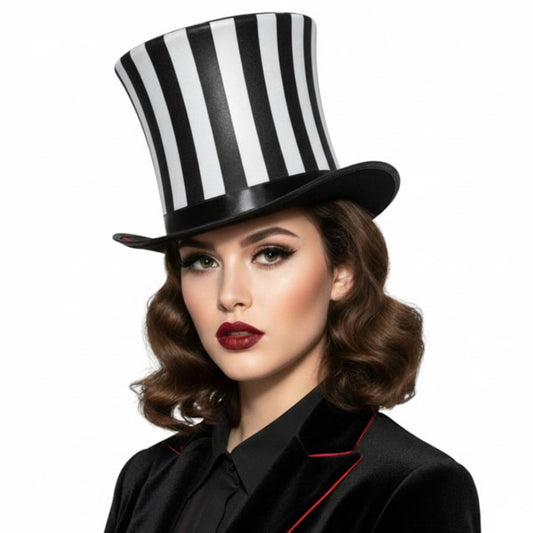 Striped Top Hat