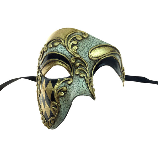 Venetian Man Mask - Gold