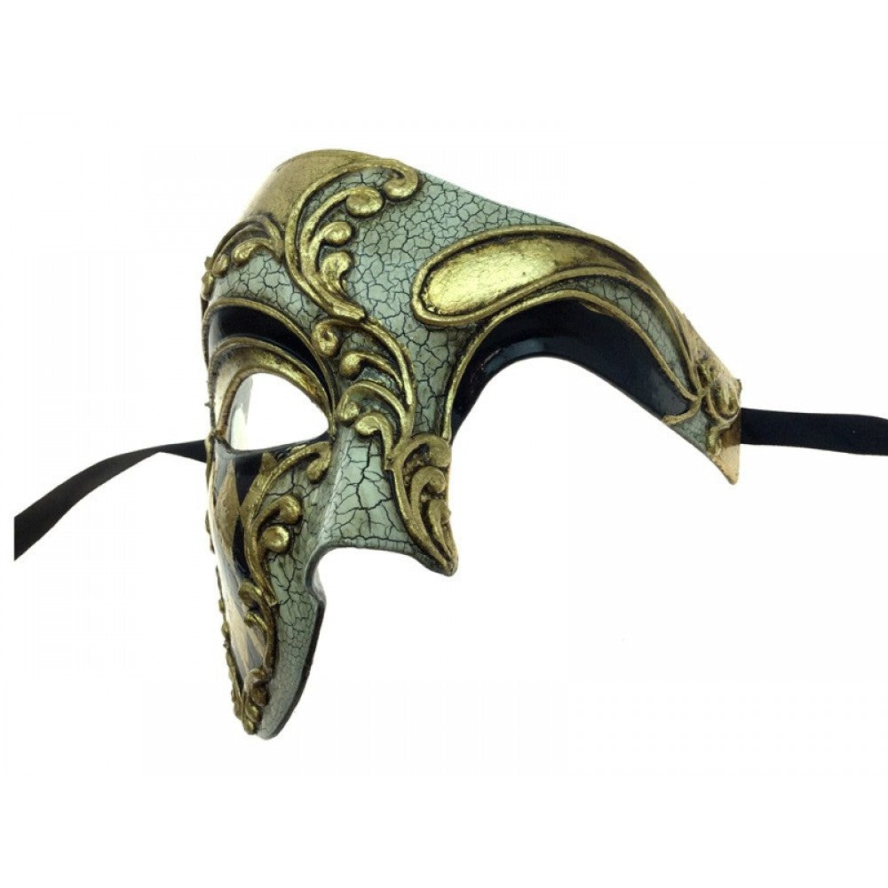 Venetian Man Mask - Gold