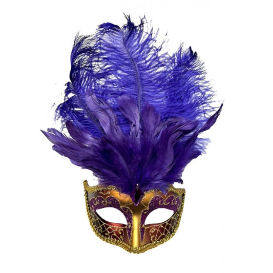 Venetian Mask - Purple & Gold