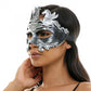 Venetian Mask w/ Pegasus - Silver