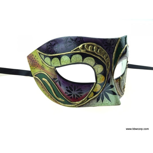 Venetian Styled Mask: Black