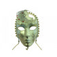 White & Gold Elegant Venetian Full Face Mask