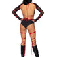 Women's Black/Red Ninja