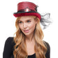 Women's Lace Top Hat - Red