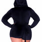 Women's Plus Size Black Cat