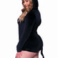 Women's Plus Size Black Cat