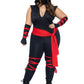 Women's Plus Size Deadly Ninja Costume