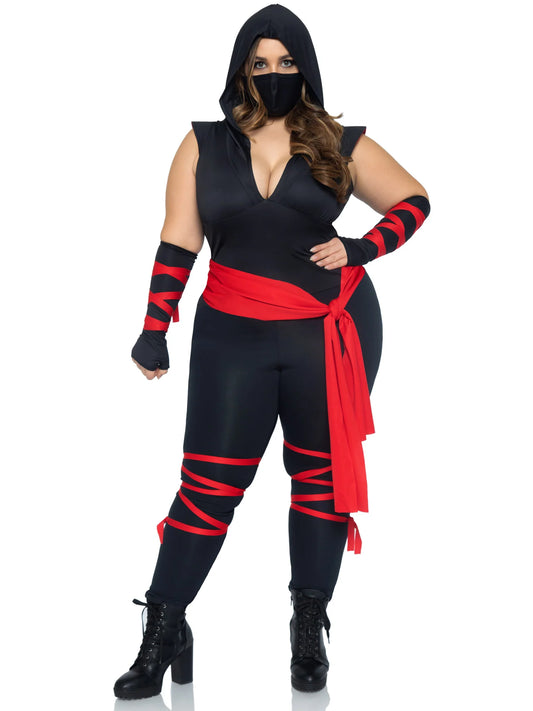 Women's Plus Size Deadly Ninja Costume