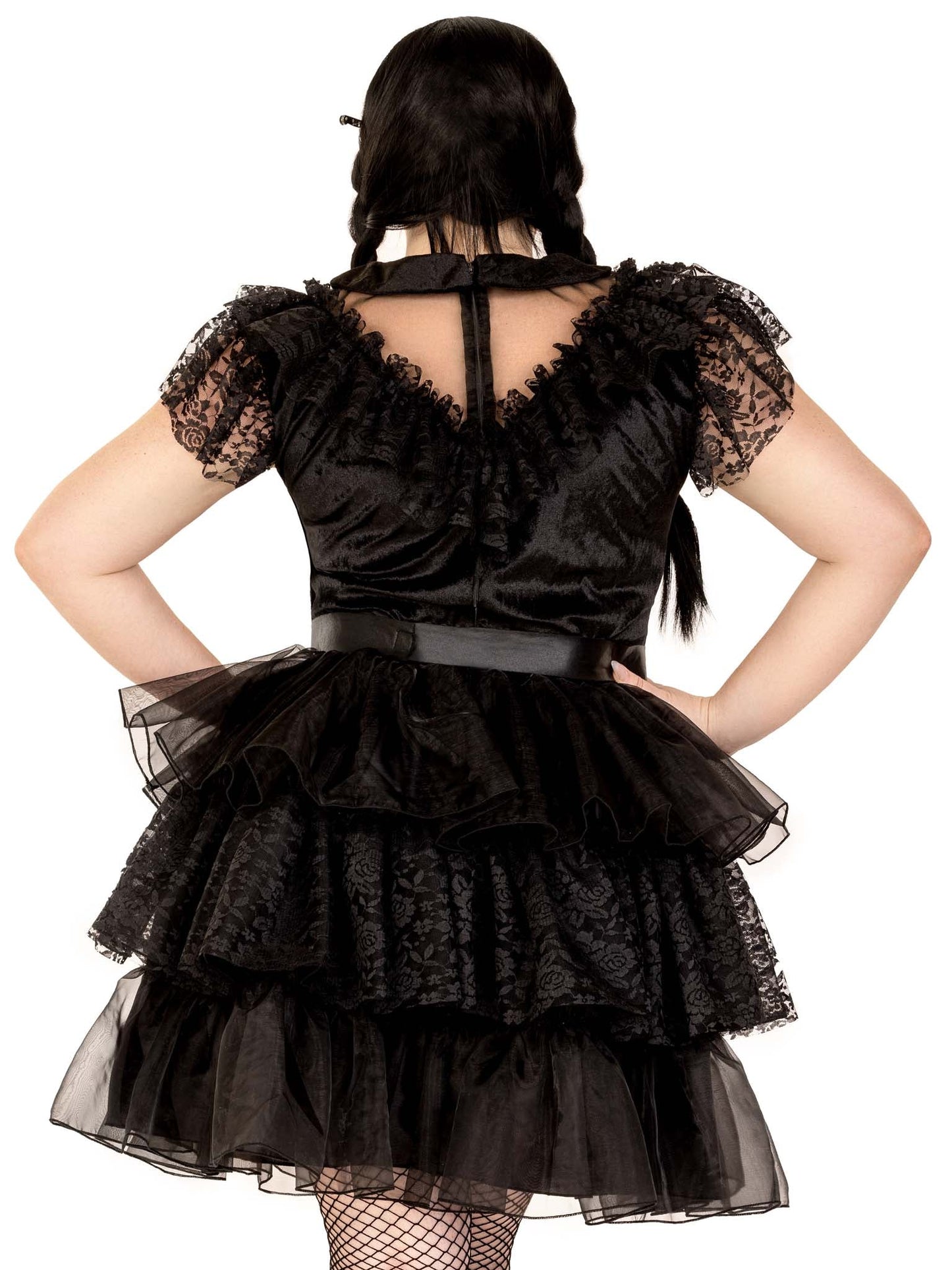 Women's Plus Size Raving Rebel Black Costume Dress β Johnnie Brocks