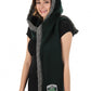 Harry Potter Slytherin Knit Hood