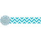 81' Crepe Streamer: Chevron - Caribbean Blue