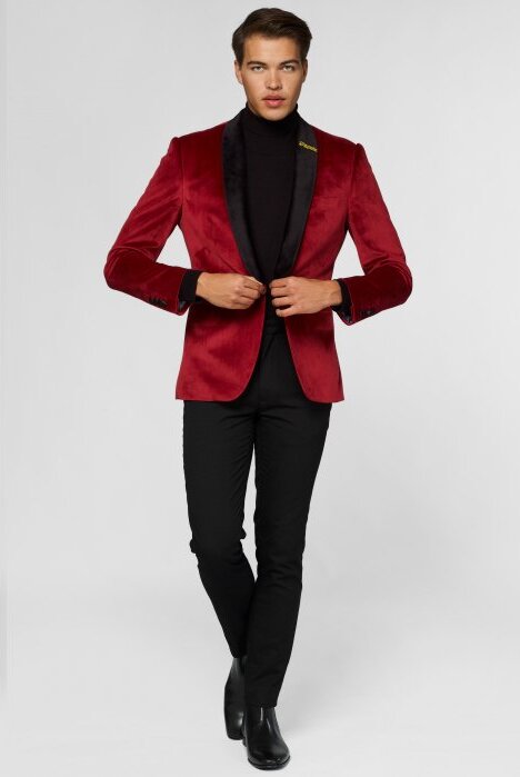 Dinner Jacket (Burgundy)