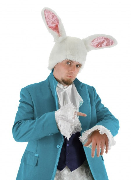 White Rabbit Plush Hat