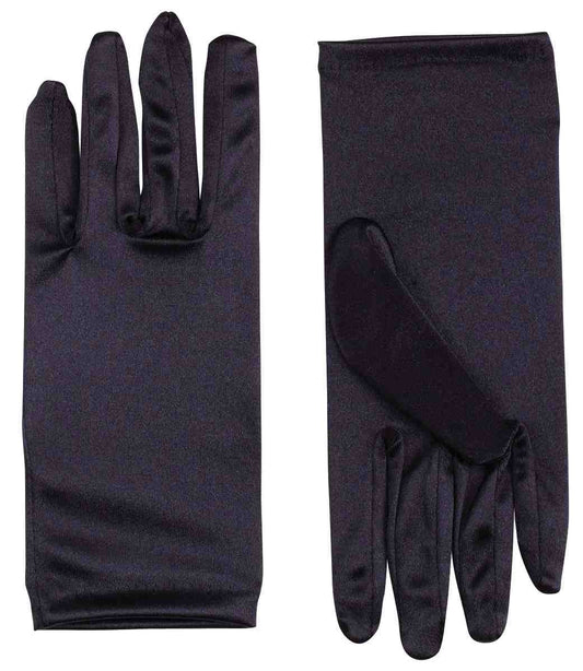 Theatrical Satin Gloves: Short