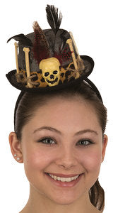 Mini Voodoo Doctor Top Hat Headband