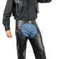 Faux Leather Chaps & Vest (Black)