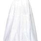 Long Hoop Skirt - White