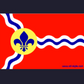 STL City Flag Magnet