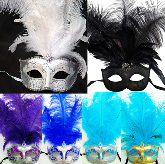Feather Mask - ASST.