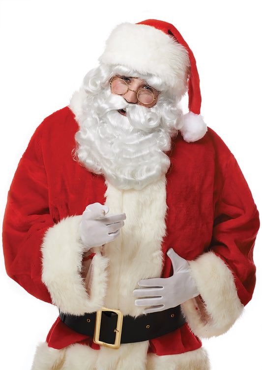 Santa Wig & Beard Set - White