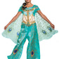 Adult Deluxe  Jasmine Teal Costume