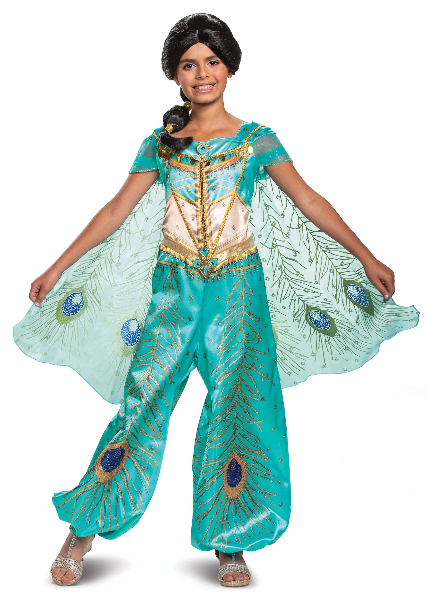 Adult Deluxe  Jasmine Teal Costume