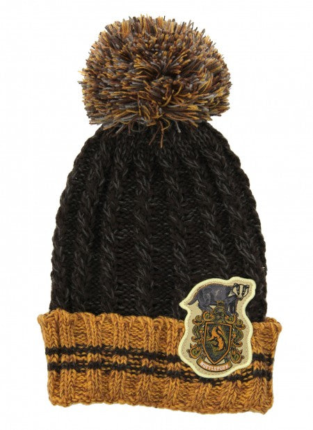 Hufflepuff Heathered Pom Beanie