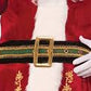 Deluxe Santa Belt: Black with Ornate Trim