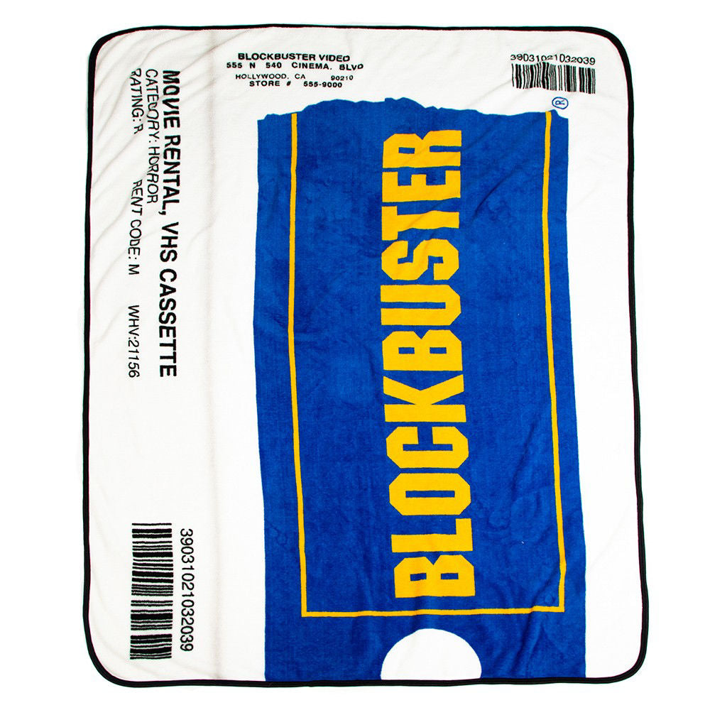 Blockbuster VHS Case Digital Fleece Throw (48"60")