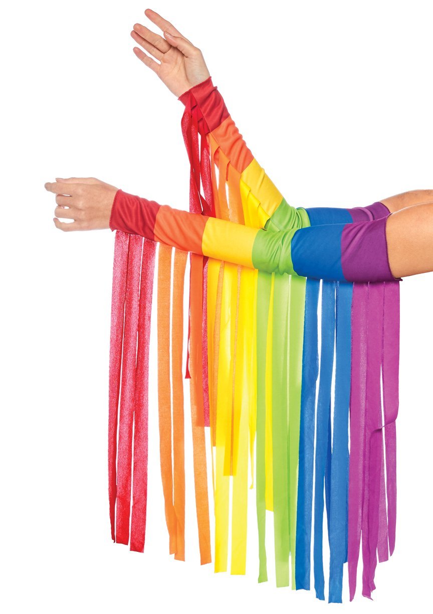 Rainbow Fringe Arm Warmer