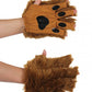 Fingerless Paws: Brown