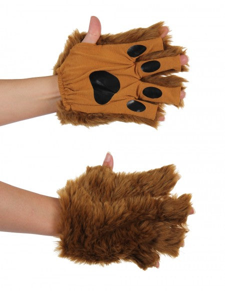 Fingerless Paws: Brown