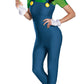 Adult Deluxe Female Luigi Costume