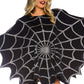 Glitter Web Poncho